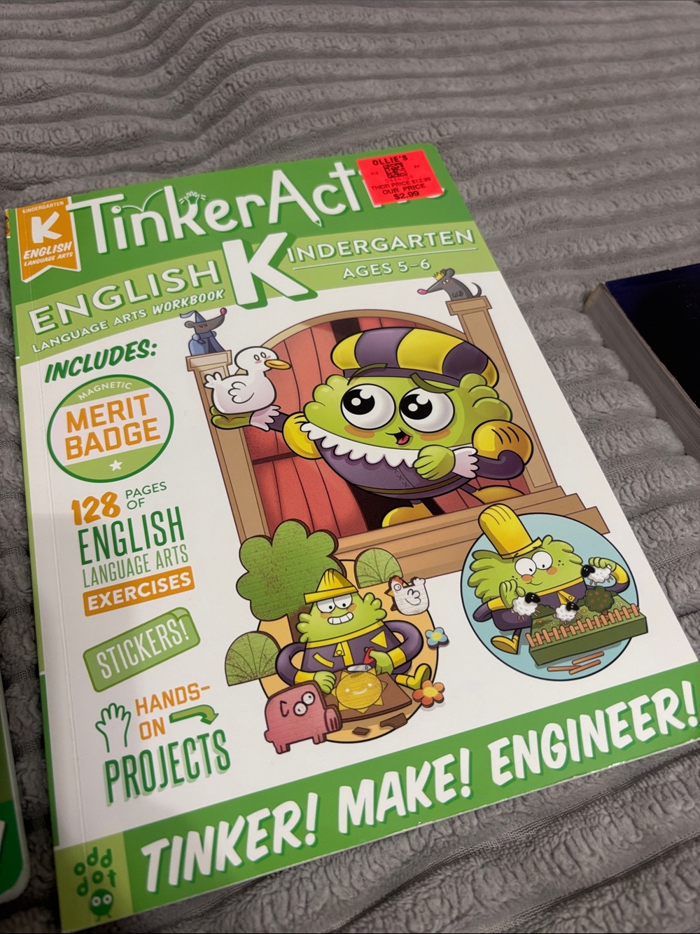 Kindergarten Learning Workbooks - Green Science, Math & English Set - Picture 4 of 4